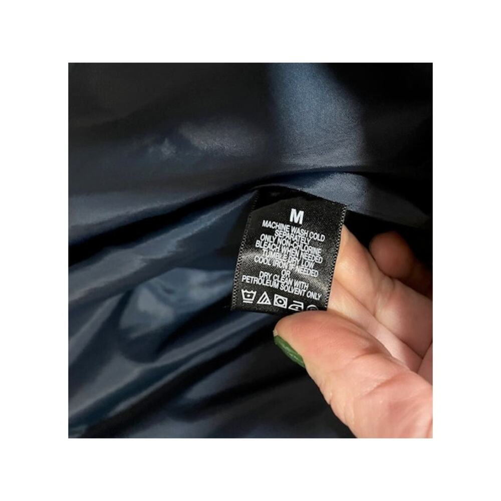 London Fog Women's Water Resistant Single Breasted Trench Coat Dark Teal Sz Med - Picture 9 of 10